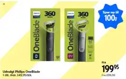 Matas Udvalgt Philips OneBlade tilbud