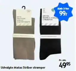 Matas Udvalgte Matas Striber strømper tilbud