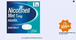Matas Nicotinell Sugetablet Mint tilbud