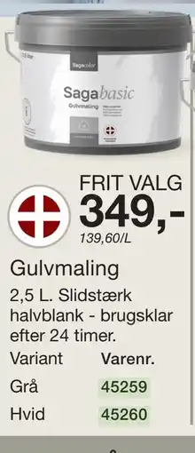 Harald Nyborg Gulvmaling tilbud