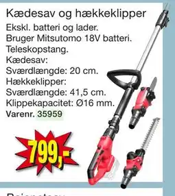 Harald Nyborg Kædesav og hækkeklipper tilbud