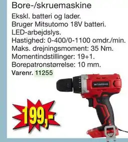 Harald Nyborg Bore-/skruemaskine tilbud