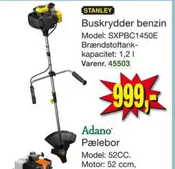 Harald Nyborg Stanley Buskrydder benzin tilbud