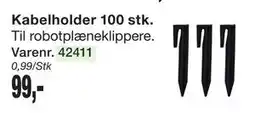 Harald Nyborg Kabelholder 100 stk tilbud