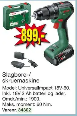 Harald Nyborg Slagbore-/ skruemaskine tilbud