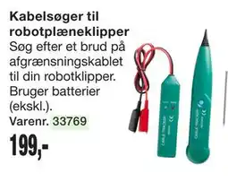 Harald Nyborg Kabelsøger til robotplæneklipper tilbud
