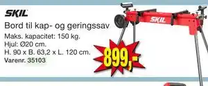 Harald Nyborg SKIL Bord til kap- og geringssav tilbud
