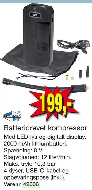 Harald Nyborg Batteridrevet kompressor tilbud