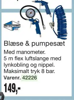 Harald Nyborg Blæse & pumpesæt tilbud