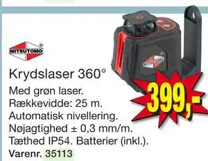 Harald Nyborg Krydslaser 360° tilbud