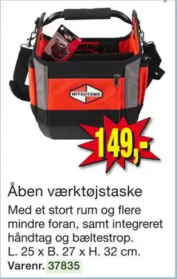 Harald Nyborg Åben værktøjstaske tilbud