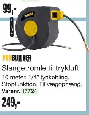 Harald Nyborg Slangetromle til trykluft tilbud