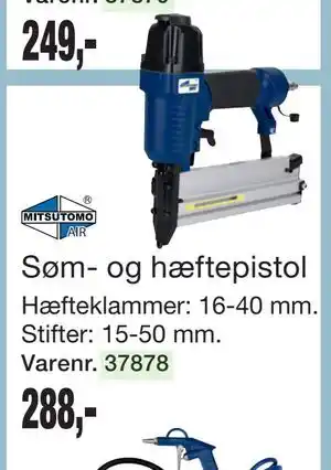 Harald Nyborg Søm- og hæftepistol tilbud