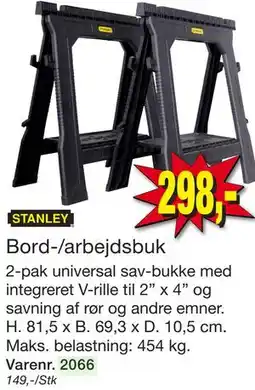Harald Nyborg Bord-/arbejdsbuk tilbud
