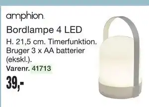 Harald Nyborg amphion Bordlampe 4 LED tilbud