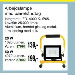 Harald Nyborg Arbejdslampe med bærehåndtag tilbud