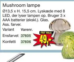 Harald Nyborg Mushroom lampe tilbud