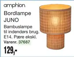 Harald Nyborg amphion Bordlampe JUNO tilbud