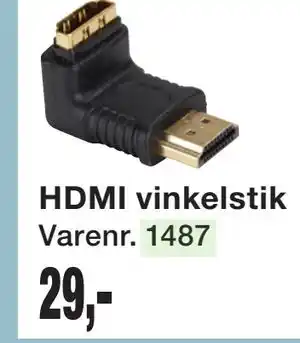 Harald Nyborg HDMI vinkelstik tilbud