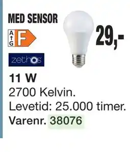 Harald Nyborg LED-pære E27 MED SENSOR tilbud