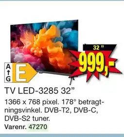 Harald Nyborg TV LED-3285 32” tilbud