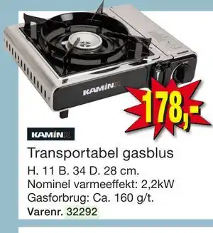 Harald Nyborg Transportabel gasblus tilbud