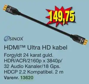 Harald Nyborg HDMI Ultra HD kabel tilbud