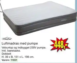 Harald Nyborg Luftmadras med pumpe tilbud