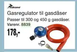 Harald Nyborg Gasregulator til gasdåser tilbud