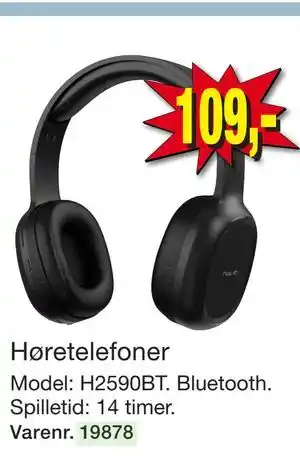 Harald Nyborg Høretelefoner tilbud
