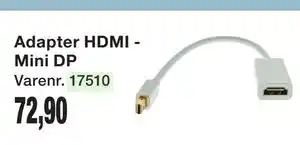 Harald Nyborg Adapter HDMI - Mini DP tilbud