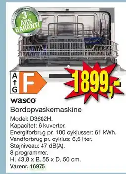 Harald Nyborg Bordopvaskemaskine tilbud