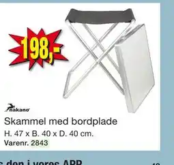 Harald Nyborg Skammel med bordplade tilbud