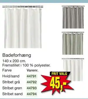 Harald Nyborg Badeforhæng tilbud