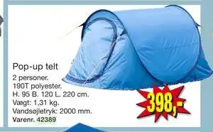 Pop-up telt