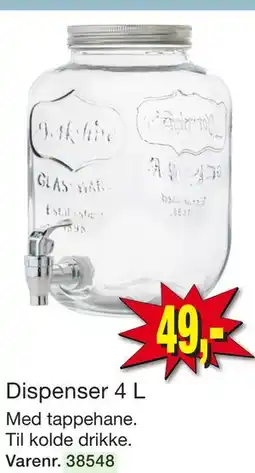 Harald Nyborg Dispenser 4 L tilbud