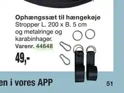 Harald Nyborg Ophængssæt til hængekøje tilbud