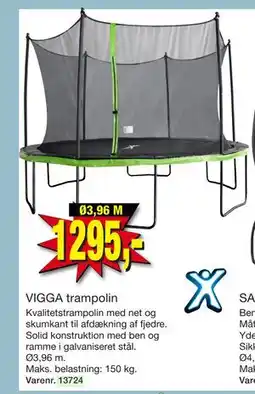 Harald Nyborg VIGGA trampolin tilbud