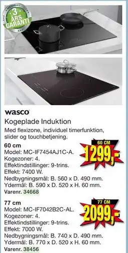 Harald Nyborg wasco Kogeplade Induktion tilbud