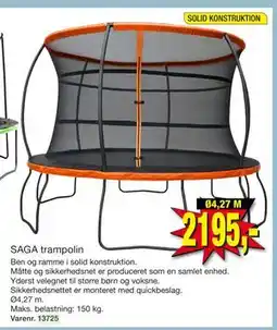 Harald Nyborg SAGA trampolin tilbud