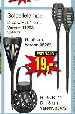 Harald Nyborg Solcellelampe tilbud