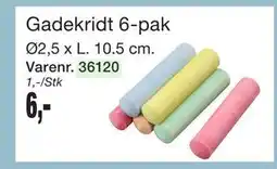Harald Nyborg Gadekridt 6-pak tilbud