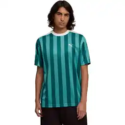Sport 24 PUMA Essential Relaxed Striped Football T-shirt Herre tilbud