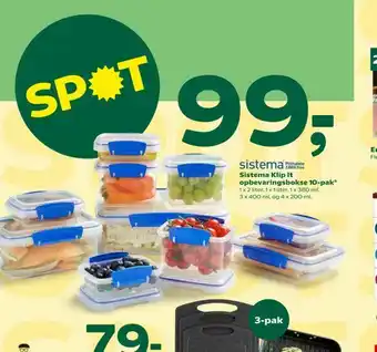 Coop 365 opbevaringsbokse 10-pak tilbud