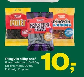 Coop 365 Pingvin slikpose tilbud