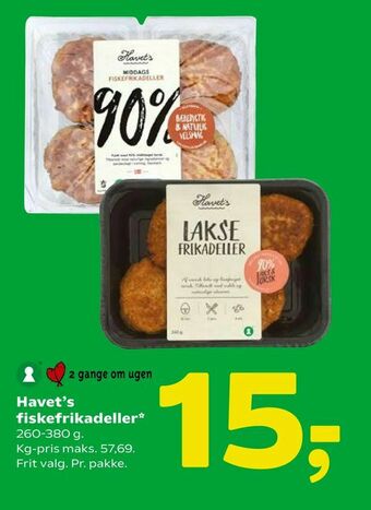 Coop 365 Havet's fiskefrikadeller tilbud