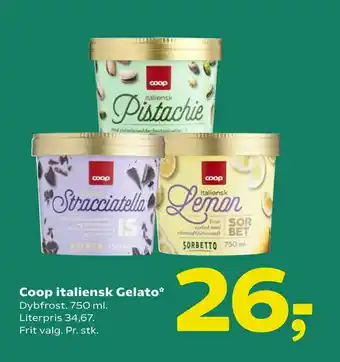 Coop 365 Coop italiensk gelato tilbud