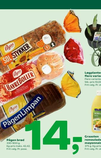 Coop 365 Pågen brød tilbud