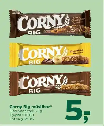 Coop 365 Corny Big müslibar tilbud
