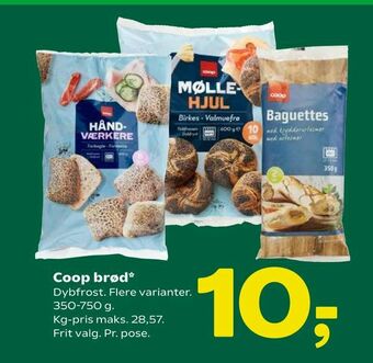 Coop 365 Coop brød tilbud